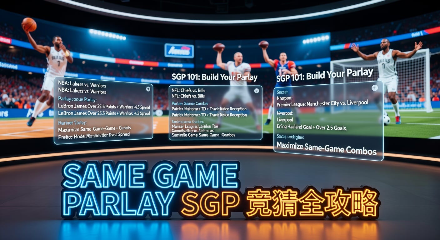 same game parlay SGP：投注技巧与组合思路
