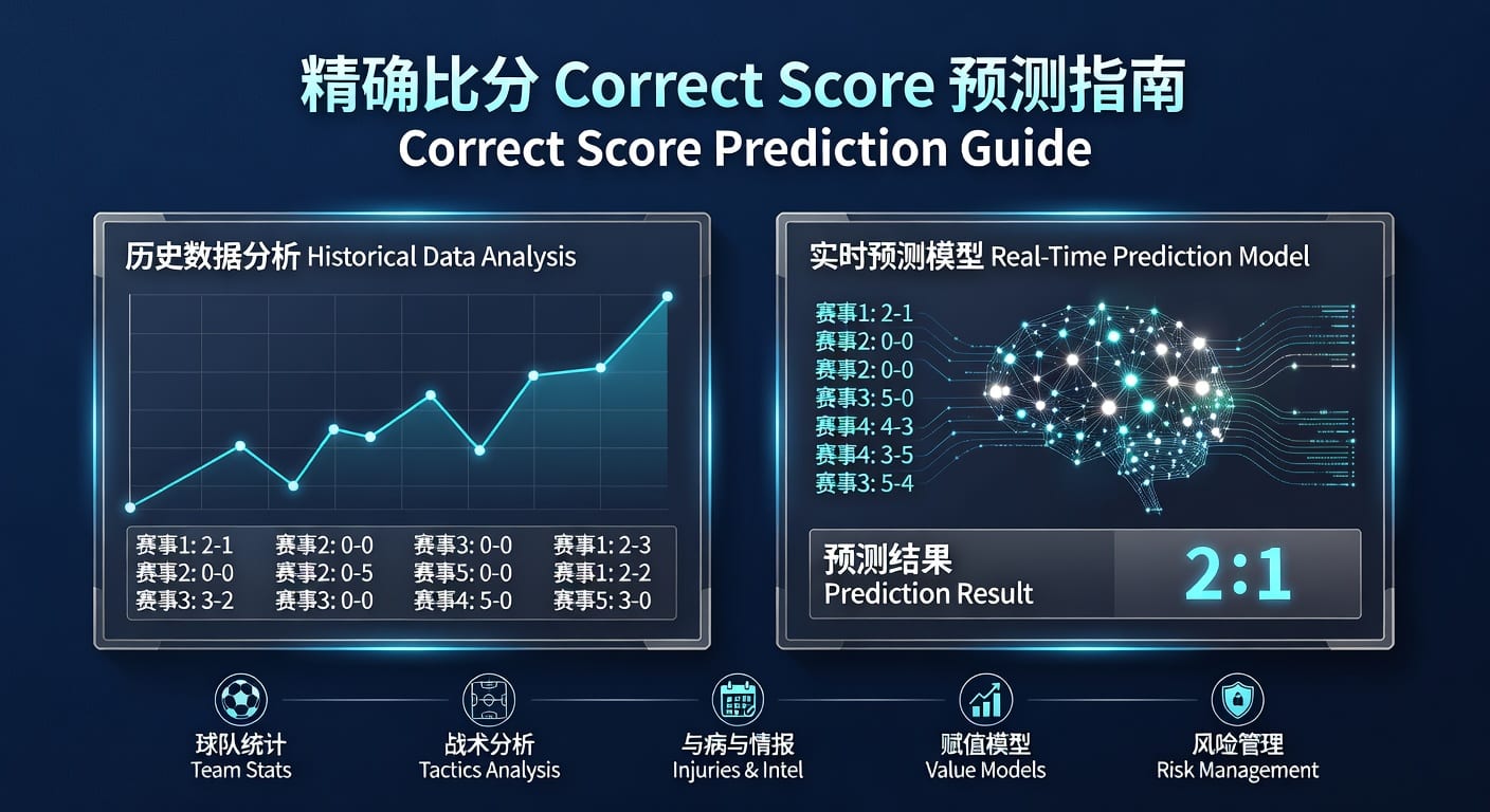 精确比分 correct score 投注技巧与赛前判断